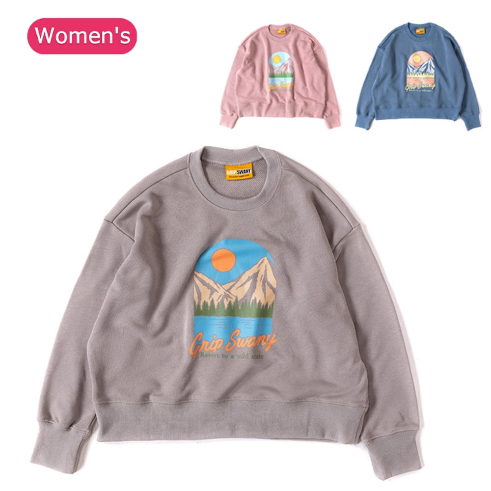 W’S PRINT SWEAT PULLOVER ウィメンズプリントスウェットプルオーバー GSW-40