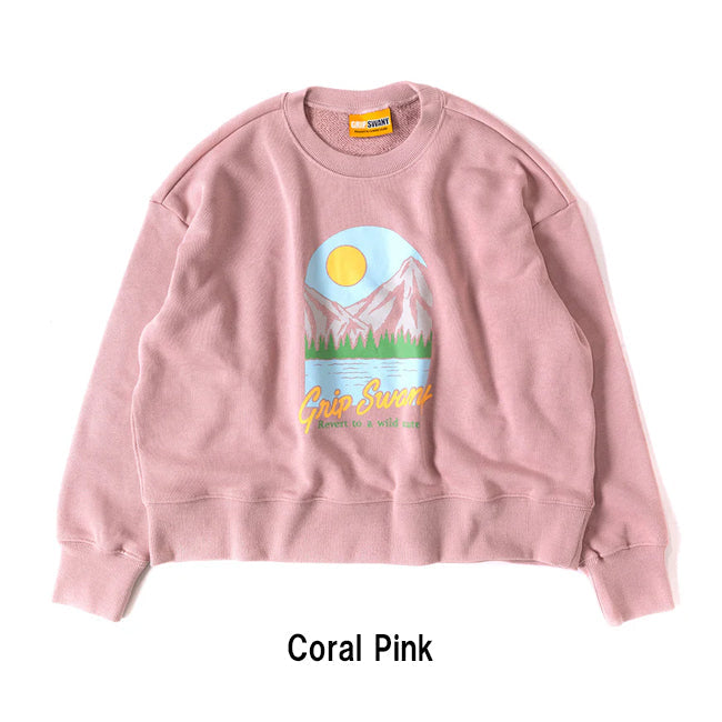 W’S PRINT SWEAT PULLOVER ウィメンズプリントスウェットプルオーバー GSW-40