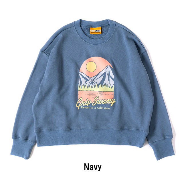 W’S PRINT SWEAT PULLOVER ウィメンズプリントスウェットプルオーバー GSW-40