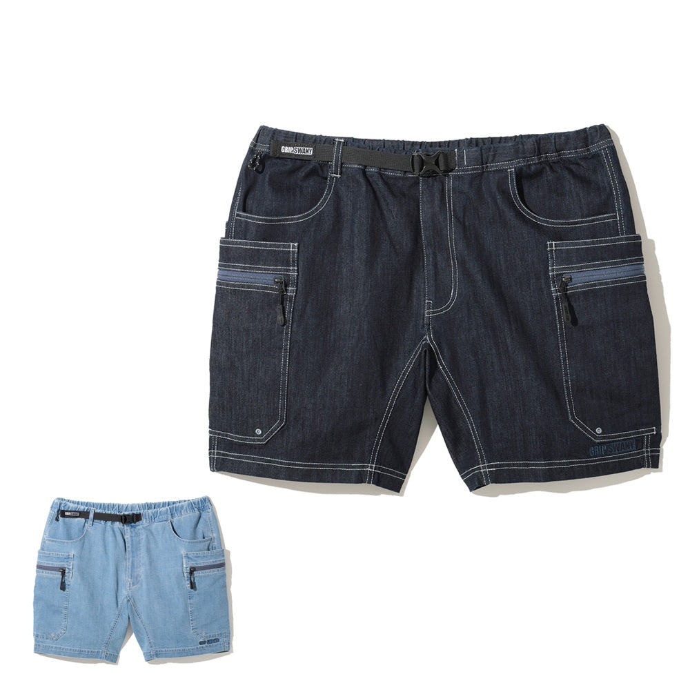 GRIP SWANY | COOLMAX DENIM GEAR SHORTS クールマックスデニムギア