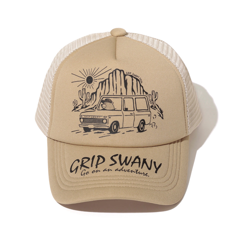 GRIP SWANY - BEAR TRUCKER CAP ベアトラッカーキャップ GSUA-162