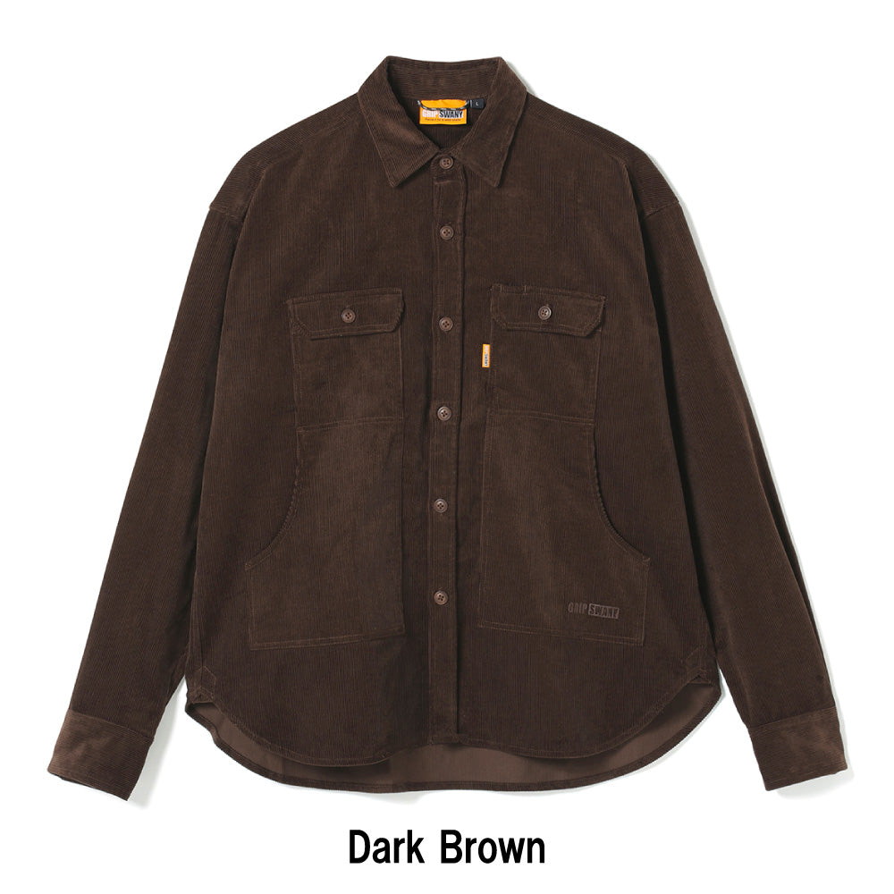 GRIP SWANY グリップスワニー - CORDUROY CPO SHIRTS コーデュロイCPO