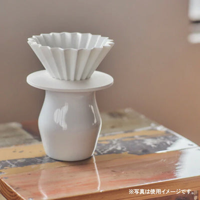 ORIGAMI オリガミ Dripper holder [Grain White] ドリッパーホルダー[木目ホワイト]