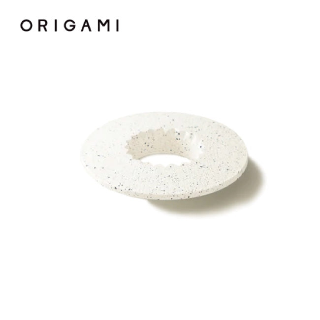 ORIGAMI オリガミ Dripper holder [Grain White×Black] ドリッパーホルダー[木目ホワイト×ブラック]