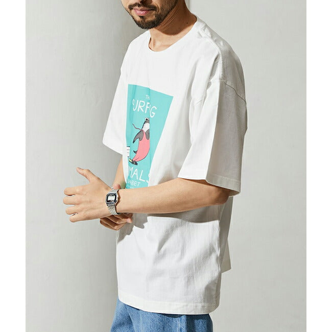 JONAS CLAESSON ジョナスクレアッソン Surfing animals cover SS Tee サーフィンアニマルズカバーショートスリーブティー 10-26-3939-00051