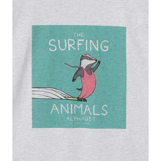 JONAS CLAESSON ジョナスクレアッソン Surfing animals cover SS Tee サーフィンアニマルズカバーショートスリーブティー 10-26-3939-00051