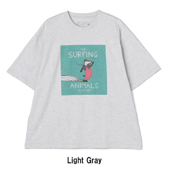 JONAS CLAESSON ジョナスクレアッソン Surfing animals cover SS Tee サーフィンアニマルズカバーショートスリーブティー 10-26-3939-00051
