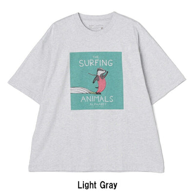 JONAS CLAESSON ジョナスクレアッソン Surfing animals cover SS Tee サーフィンアニマルズカバーショートスリーブティー 10-26-3939-00051