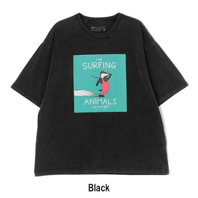 JONAS CLAESSON ジョナスクレアッソン Surfing animals cover SS Tee サーフィンアニマルズカバーショートスリーブティー 10-26-3939-00051