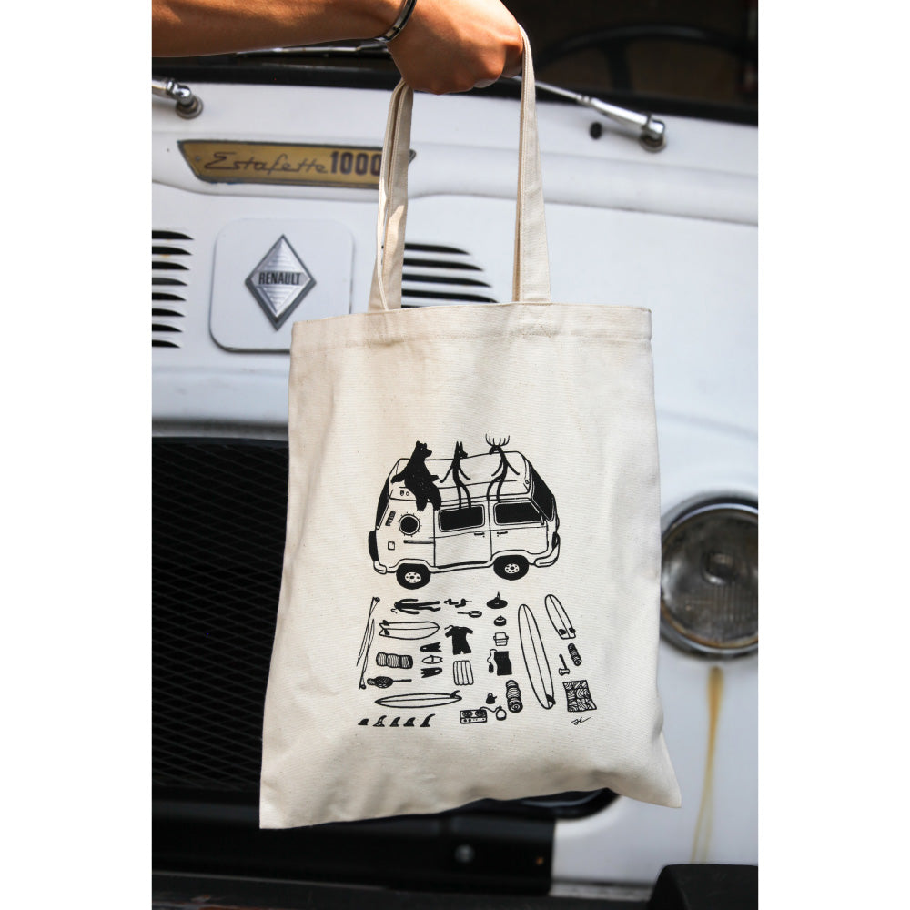 QUIVER TOTE BAG クイバートートバッグ Natural JC-2025FW-P7