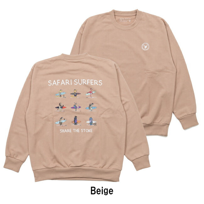 Safari surfers SWT サファリサーファーズクルーネックスウェット 10-23-3939-00010