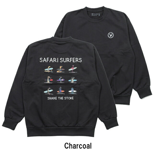 Safari surfers SWT サファリサーファーズクルーネックスウェット 10-23-3939-00010