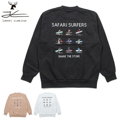 Safari surfers SWT サファリサーファーズクルーネックスウェット 10-23-3939-00010