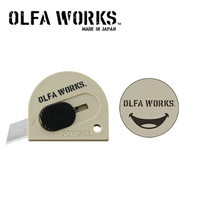 OLFA WORKS オルファワークス タッチナイフＷ グラスアイボリー OW-TK5M-GIV