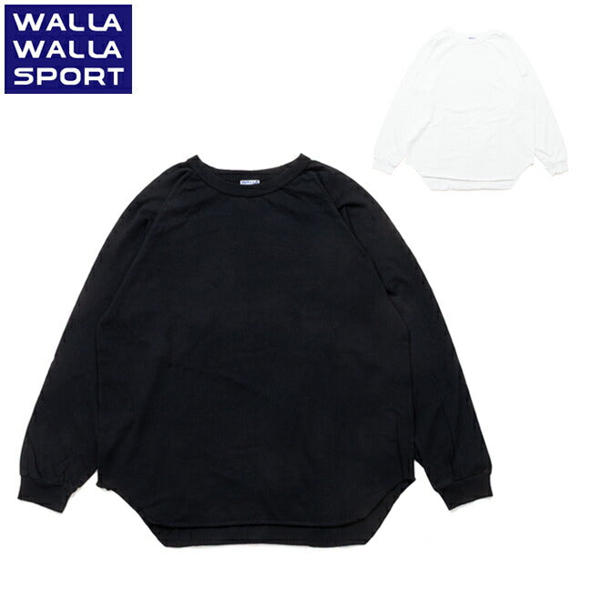 WALLA WALLA SPORT ワラワラスポーツ L/S Loose Baseball Tee ロングスリーブルーズベースボールティー 030195-SR