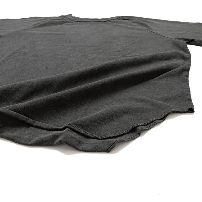 WALLA WALLA SPORT ワラワラスポーツ Pigment L/S Loose B.B.Tee ピグメントロングスリーブルーズベースボールティー 030241-SR