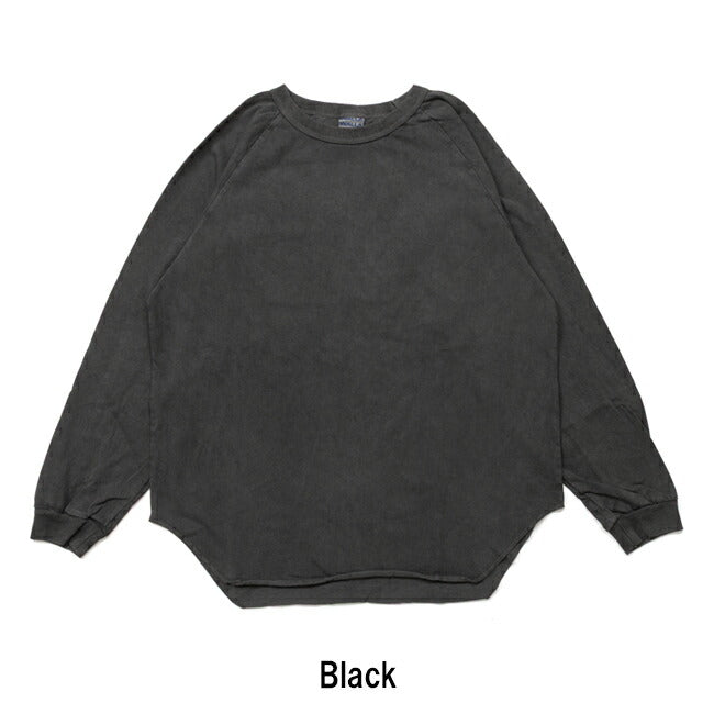WALLA WALLA SPORT ワラワラスポーツ Pigment L/S Loose B.B.Tee ピグメントロングスリーブルーズベースボールティー 030241-SR