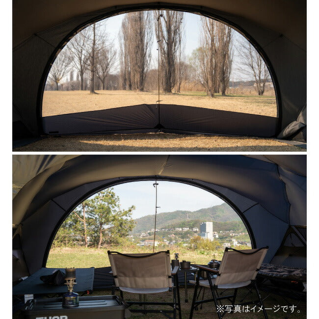 MINIMAL WORKS ミニマルワークス SHELTER GE/GHE TPU DOOR - BLACK