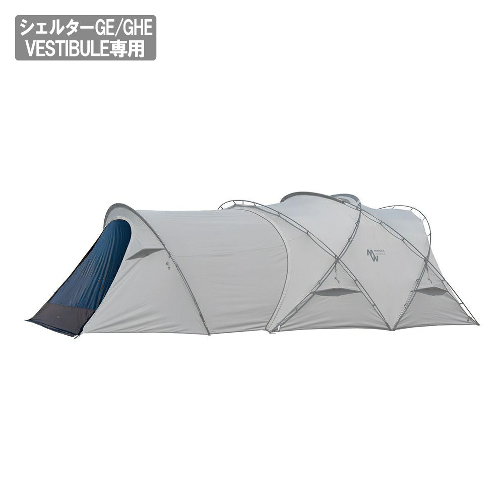 SHELTER GE/GHE VESTIBULE DOOR - TPU シェルターGE/GHEベスティビュールドアTPU Black