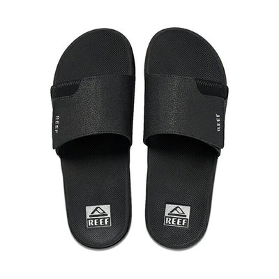 REEF リーフ FANNING SLIDE ファニングスライド BLACK/SILVER CI3632