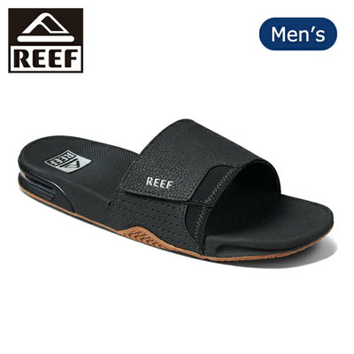 REEF リーフ FANNING SLIDE ファニングスライド BLACK/SILVER CI3632