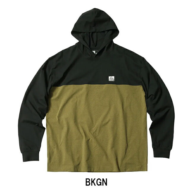 REEF リーフ BICOLOR RASH HOODIE バイカラーラッシュフーディ RFTEM2424