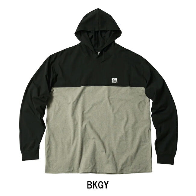 REEF リーフ BICOLOR RASH HOODIE バイカラーラッシュフーディ RFTEM2424