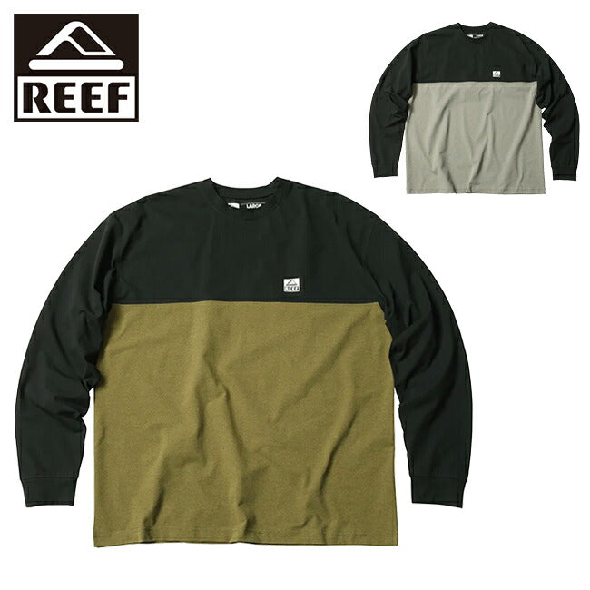 REEF リーフ BICOLOR RASH L/S TEE バイカラーラッシュロングスリーブティー RFTEM2421
