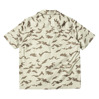 REEF リーフ CAMO OPEN COLLAR S/S SHIRTS カモオープンカラーショートスリーブシャツ RFWSM2402