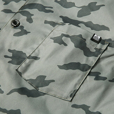 REEF リーフ CAMO OPEN COLLAR S/S SHIRTS カモオープンカラーショートスリーブシャツ RFWSM2402
