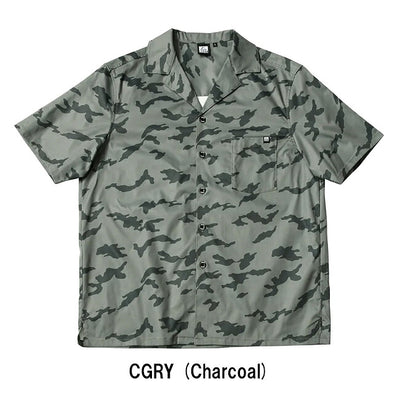 REEF リーフ CAMO OPEN COLLAR S/S SHIRTS カモオープンカラーショートスリーブシャツ RFWSM2402