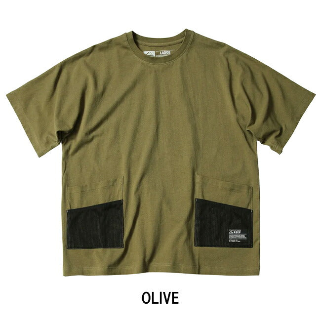 REEF リーフ DOUBLE POCKET S/S TEE ダブルポケットショートスリーブティー RFTEM2404