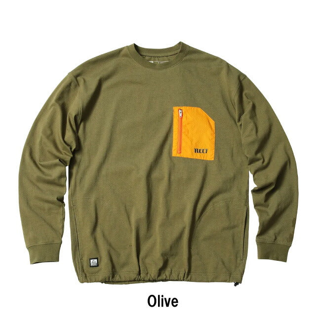 REEF リーフ MULTI POCKET L/S TEE マルチポケットロングスリーブティー RFTEM2408
