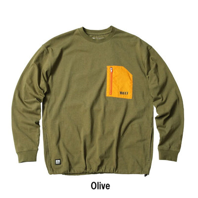 REEF リーフ MULTI POCKET L/S TEE マルチポケットロングスリーブティー RFTEM2408