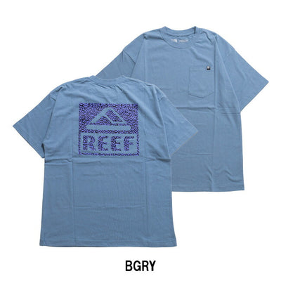 REEF リーフ SQUARE 80's CORAL S/S TEE スクエア80'sコーラルショートスリーブティー RFTEM_M01