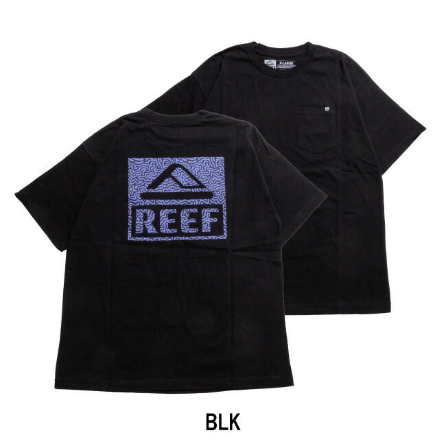 REEF リーフ SQUARE 80's CORAL S/S TEE スクエア80'sコーラルショートスリーブティー RFTEM_M01