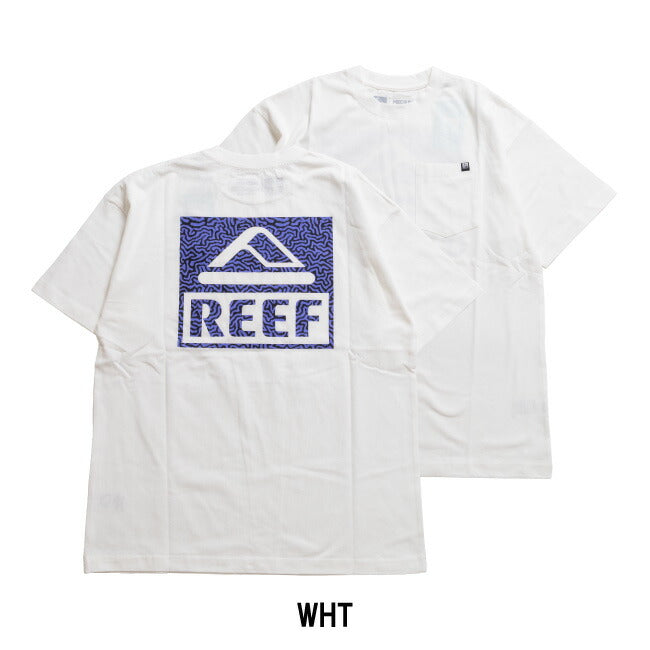 REEF リーフ SQUARE 80's CORAL S/S TEE スクエア80'sコーラルショートスリーブティー RFTEM_M01