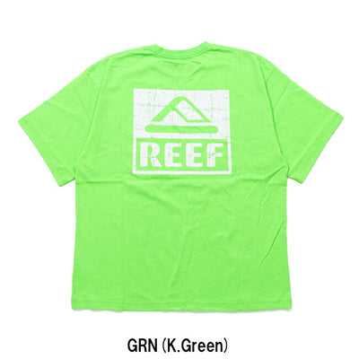 REEF リーフ SQUARE LOGO S/S TEE スクエアロゴショートスリーブティー RFTEM2412