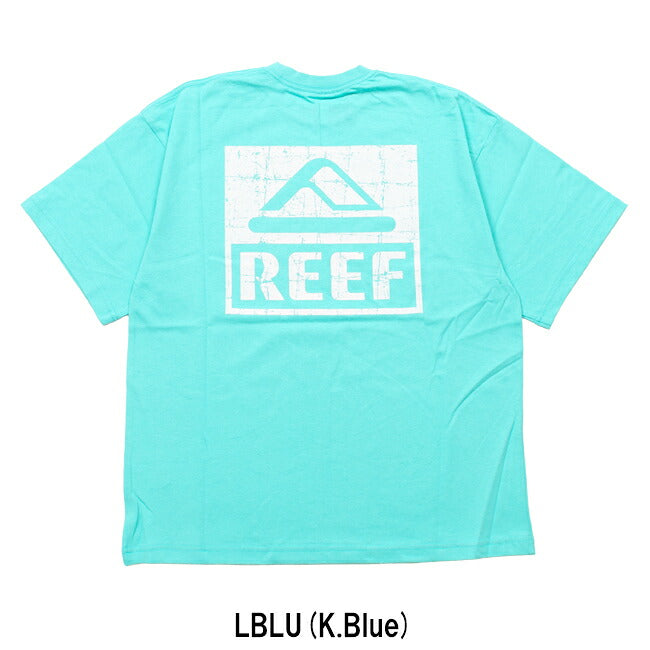 REEF リーフ SQUARE LOGO S/S TEE スクエアロゴショートスリーブティー RFTEM2412