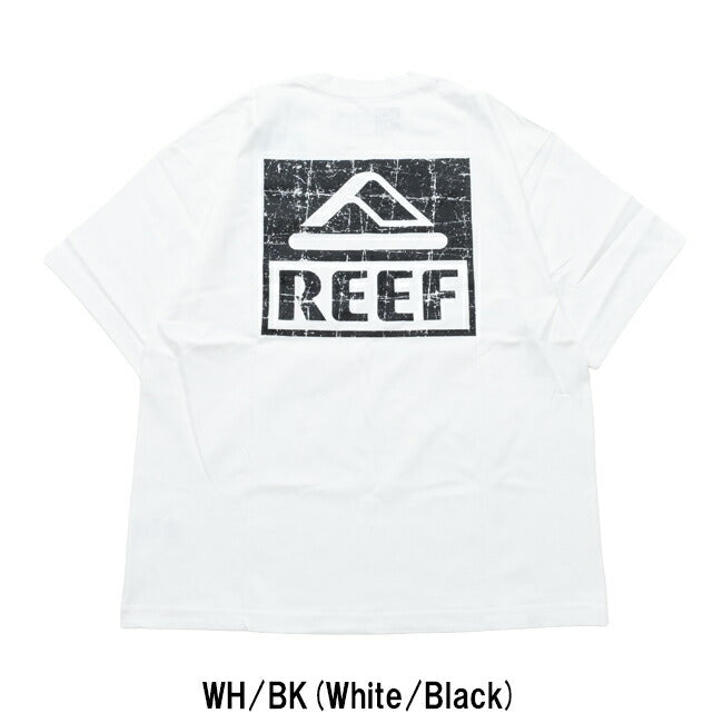 REEF リーフ SQUARE LOGO S/S TEE スクエアロゴショートスリーブティー RFTEM2412