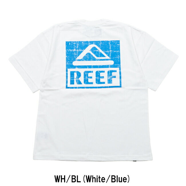 REEF リーフ SQUARE LOGO S/S TEE スクエアロゴショートスリーブティー RFTEM2412