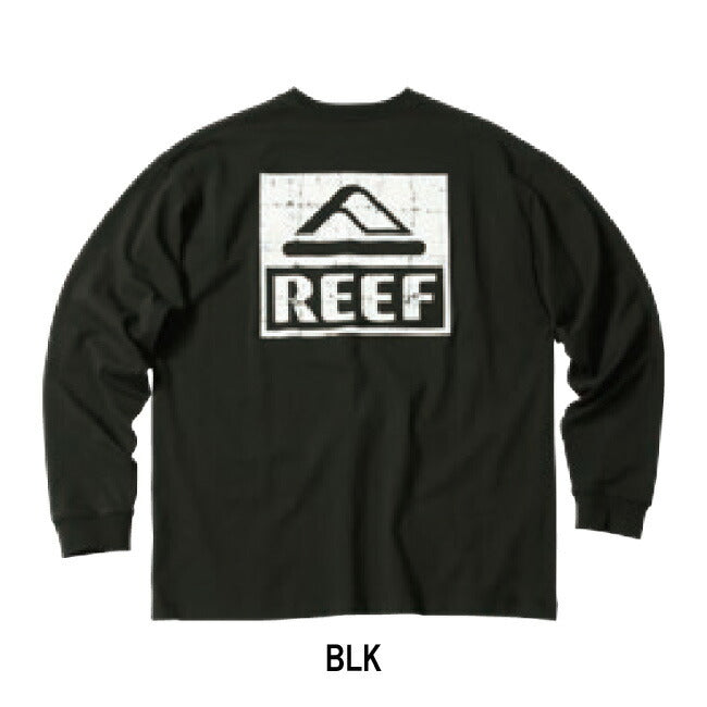 REEF リーフ SQUARE LOGO L/S TEE スクエアロゴロングスリーブティー RFTEM2335