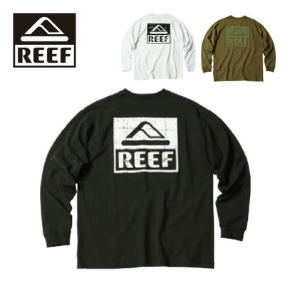 REEF リーフ SQUARE LOGO L/S TEE スクエアロゴロングスリーブティー RFTEM2335