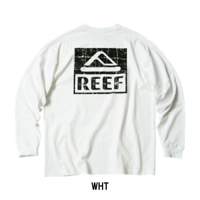 REEF リーフ SQUARE LOGO L/S TEE スクエアロゴロングスリーブティー RFTEM2335