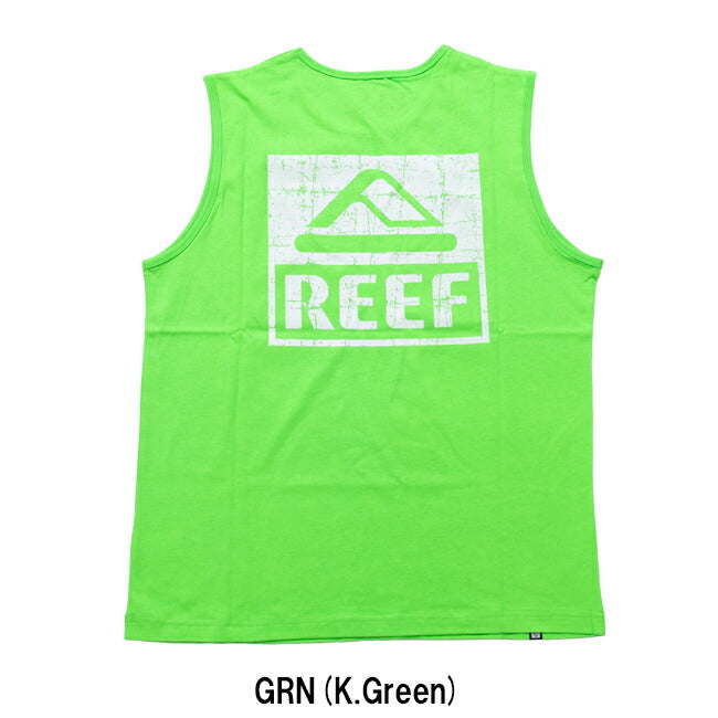 REEF リーフ SQUARE LOGO TANK スクエアロゴタンク RFTTM2303/RFTTM2401