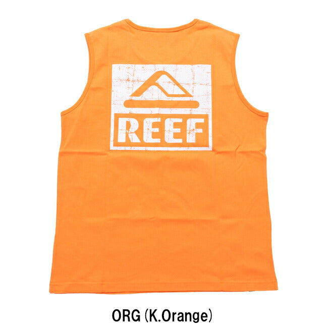 REEF リーフ SQUARE LOGO TANK スクエアロゴタンク RFTTM2303/RFTTM2401