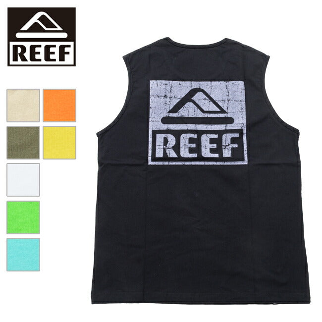 REEF リーフ SQUARE LOGO TANK スクエアロゴタンク RFTTM2303/RFTTM2401