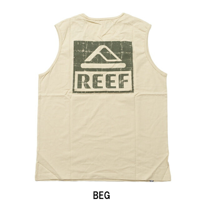 REEF リーフ SQUARE LOGO TANK スクエアロゴタンク RFTTM2303/RFTTM2401