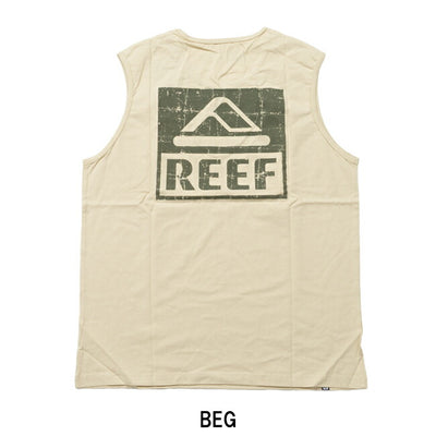 REEF リーフ SQUARE LOGO TANK スクエアロゴタンク RFTTM2303/RFTTM2401