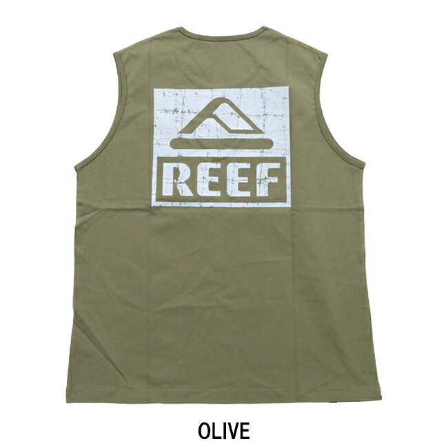 REEF リーフ SQUARE LOGO TANK スクエアロゴタンク RFTTM2303/RFTTM2401